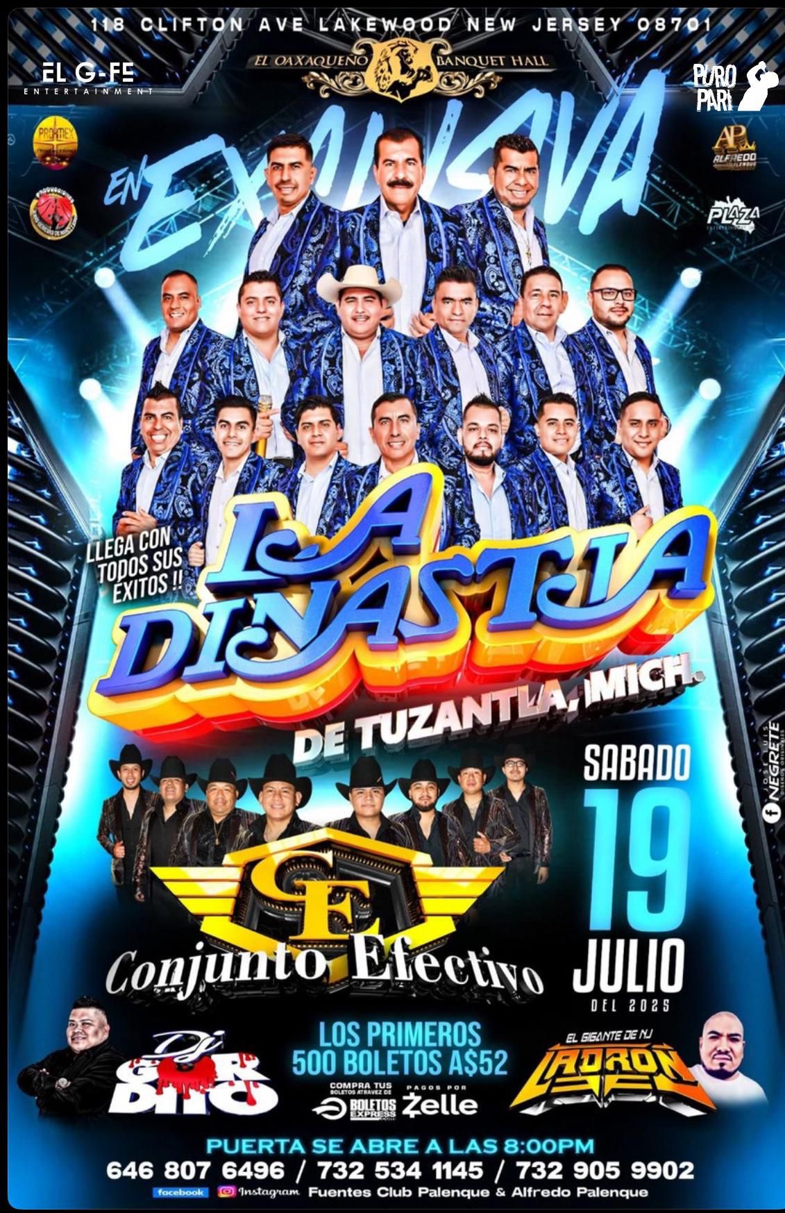 LA DINASTIA DE TUZANTLA, MICH & CONJUNTO EFECTIVO
